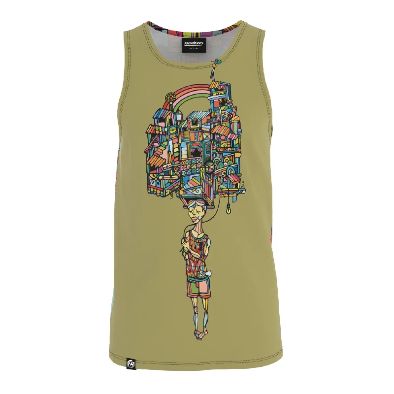 Rainboy Khaki Tank Top