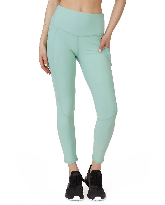 Becky Ankle Legging With Pockets In Pistachio