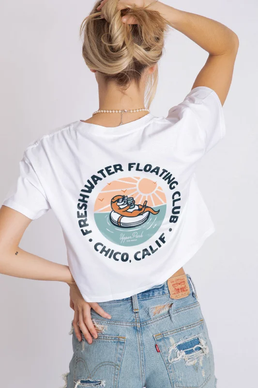 Freshwater Floating Club Crop Tee