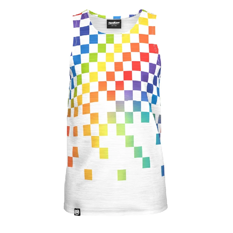 Rainbow Blocks Tank Top