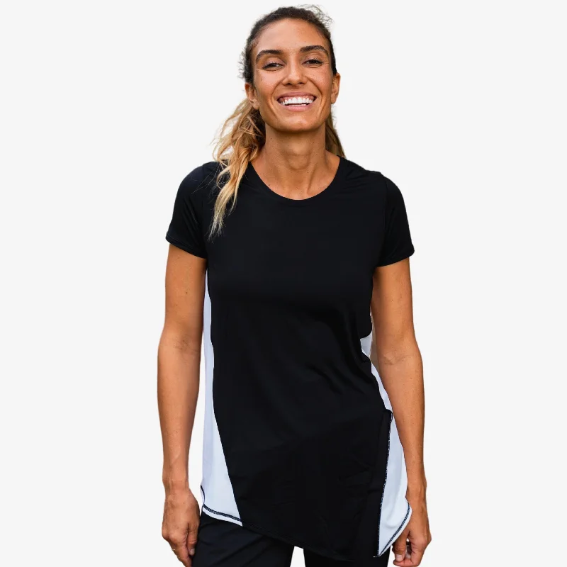 Women's Side Split Tie Up Tee