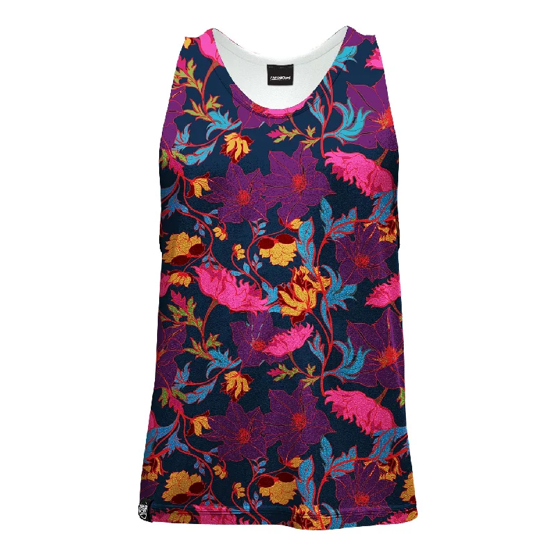 Fairy Tale Night Floral Tank Top