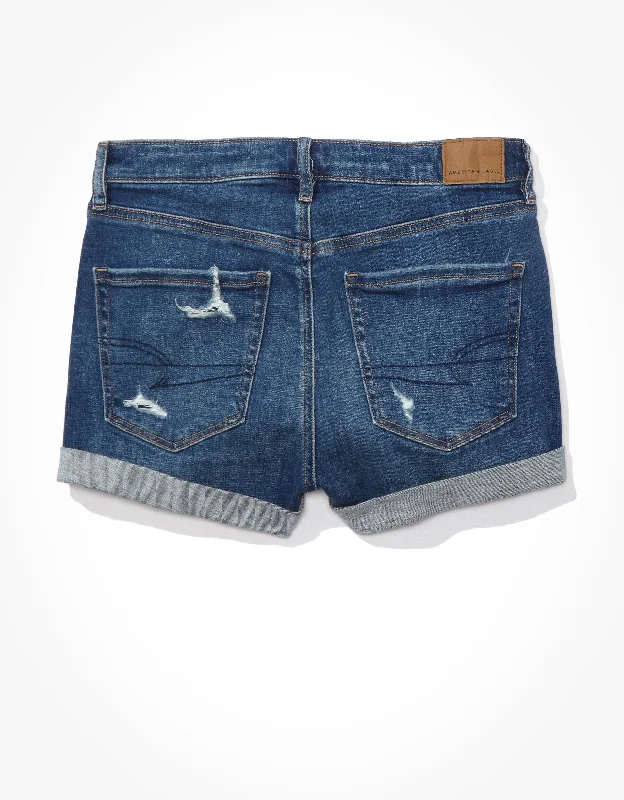 AE Ne(x)t Level High V-Rise Denim Short Short