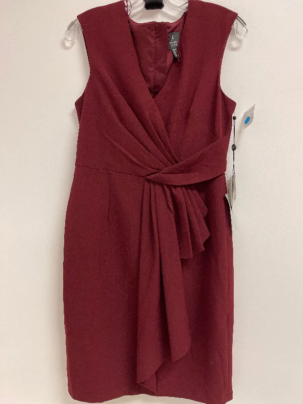 Dress Work By Adrianna Papell In Red, Size: M