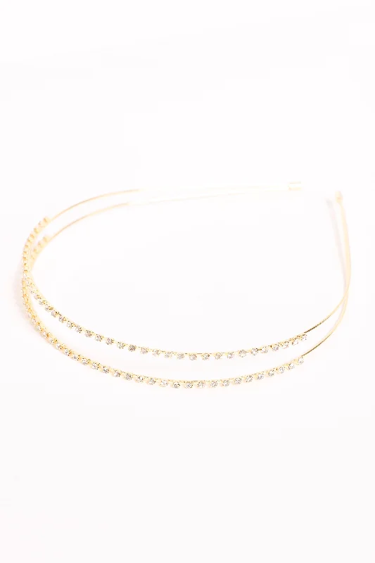 Ellah Headband - Gold