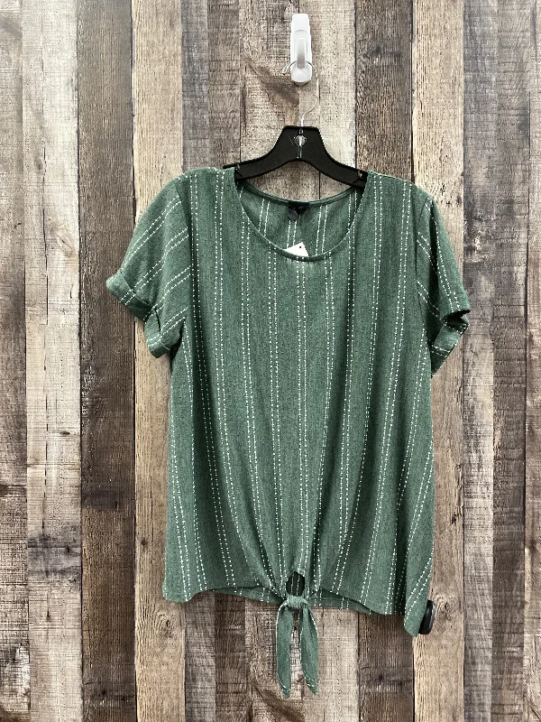 Green Top Short Sleeve W5, Size Xl