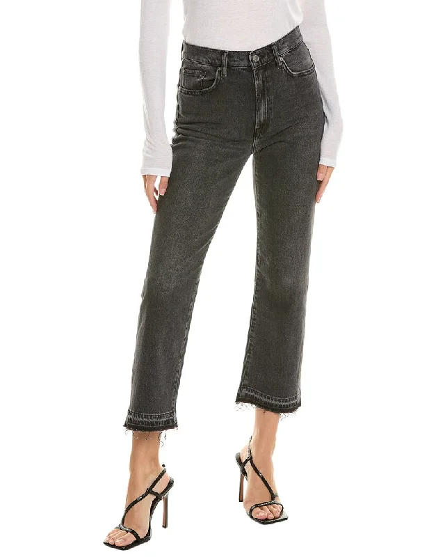 7 For All Mankind Logan Stovepipe Licorice Jean