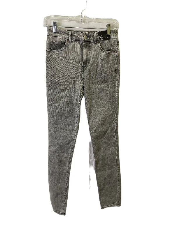 Jeans Skinny By Express In Grey, Size: 2