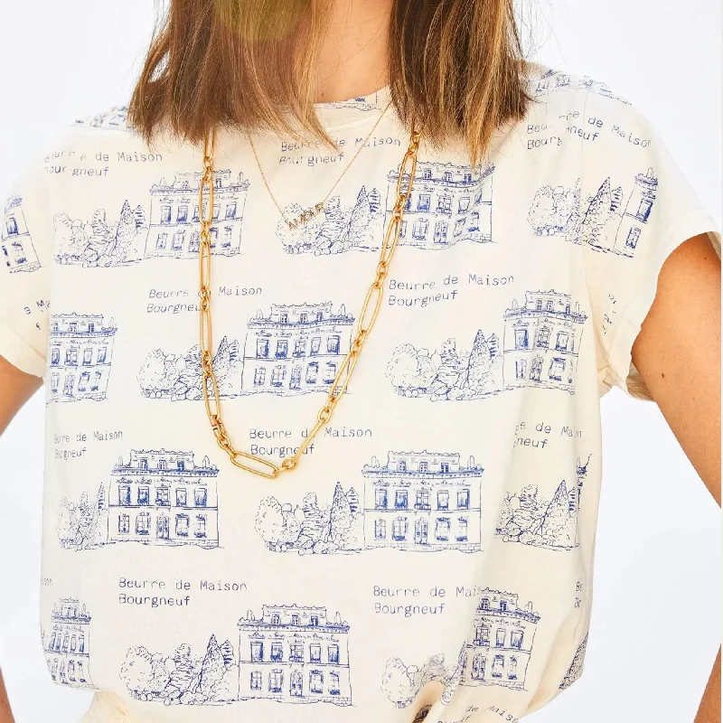 "Beurre de Maison Bourgneuf" Classic Tee (Cream)