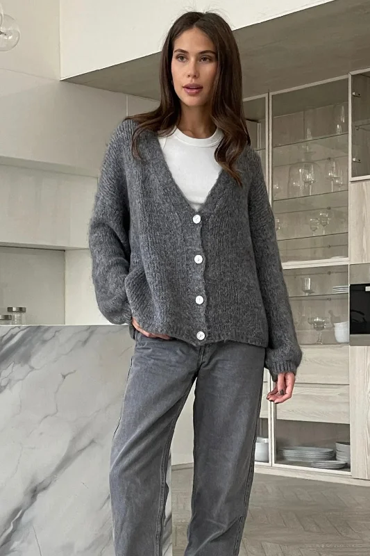 Charli - Ruby Cardigan (dark grey)