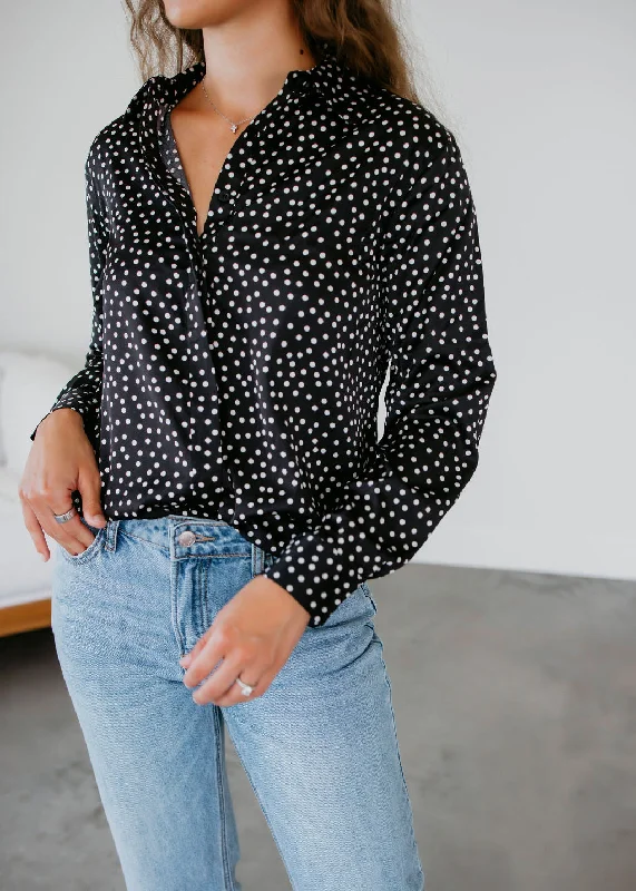 Donnie Polka Dot Blouse