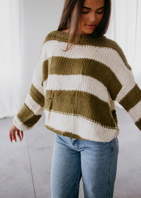 Lucy Oversized Striped Sweater