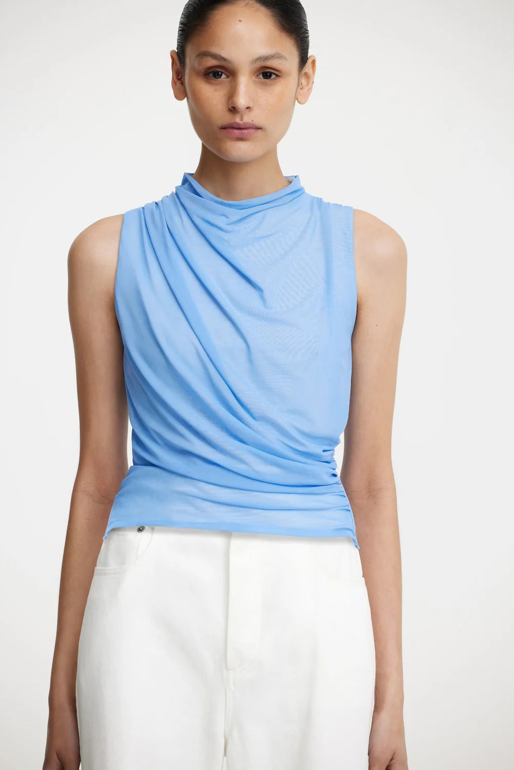 Significant Other Nina Short Sleeve Top - Periwinkle Blue