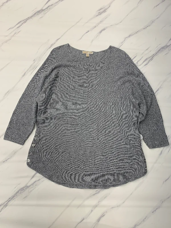 Top Long Sleeve By Michael By Michael Kors In Grey, Size: 2x