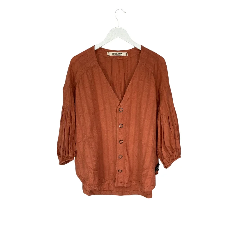 Top Long Sleeve By We The Free In Orange, Size: M