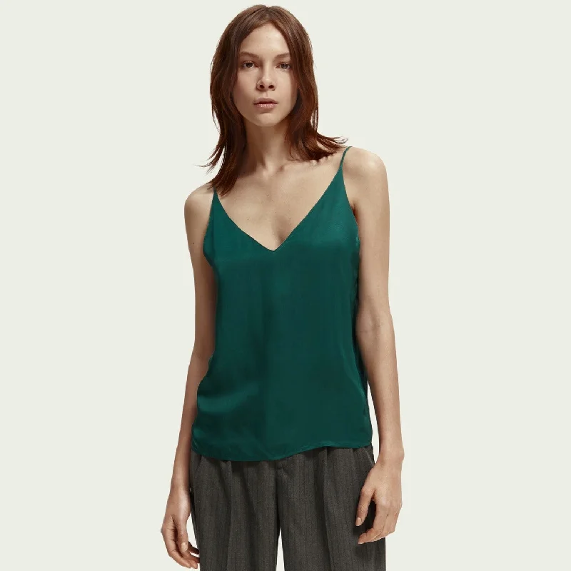 V-Neck Camisole (Blue Spruce)