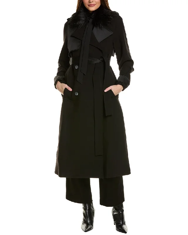 Adrienne Landau Emerald Trench Coat