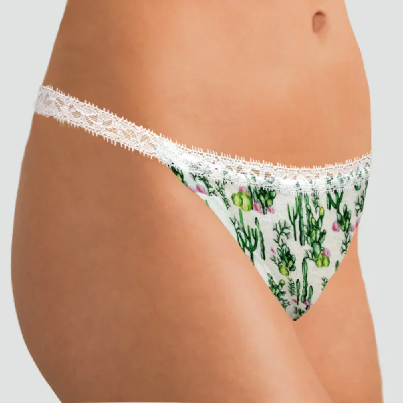 Cactus Oasis Lace String Bikini