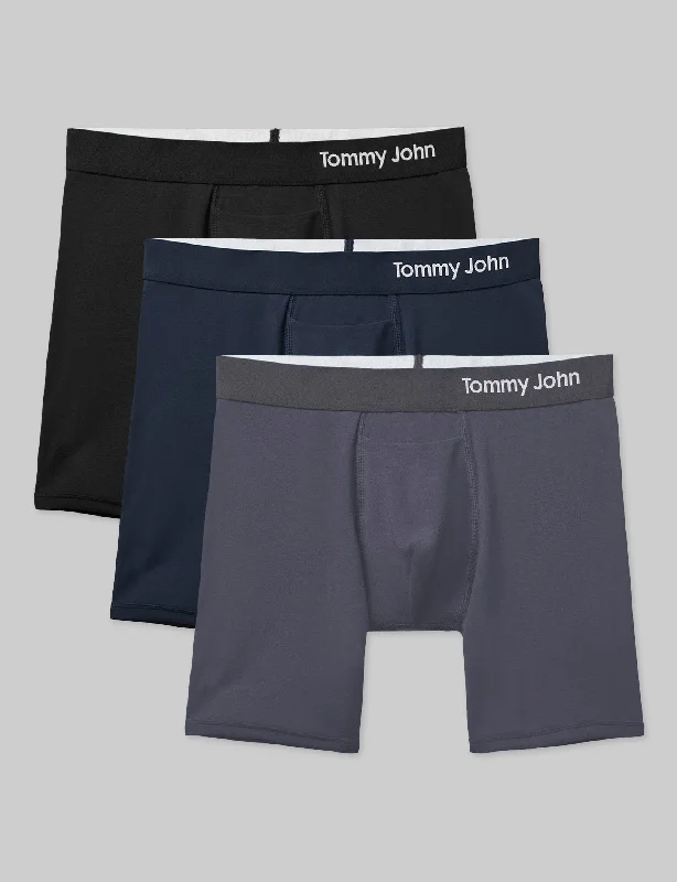 Cool Cotton Mid-Length Boxer Brief 6" (3-Pack)