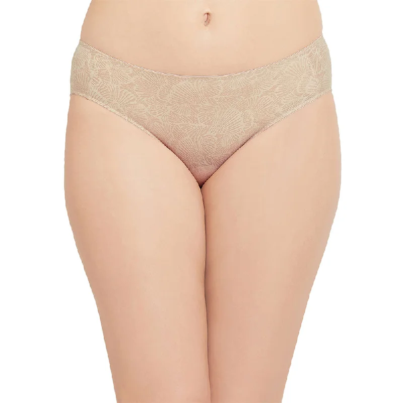 Ecozen Low Waist Medium Coverage Everyday Wear Bikini Panty - Beige