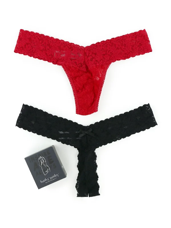 &oh™ Naughty and Nice Thong 2 Pack