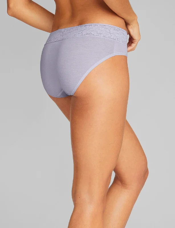 Women's Second Skin Brief, Lace Waist