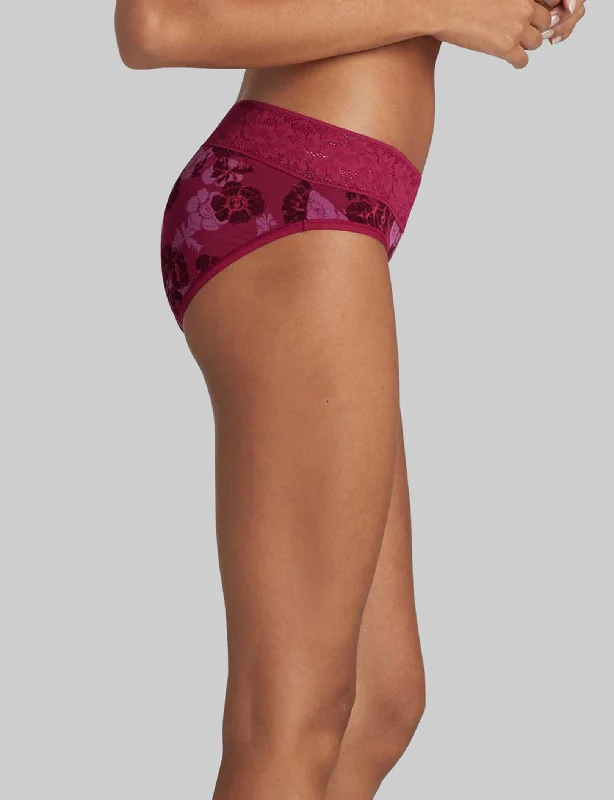 Cabernet Shadow Floral Lace