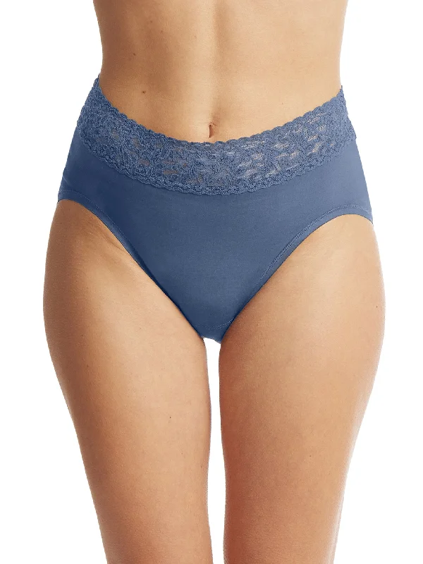 Supima® Cotton French Brief Washed Indigo Blue