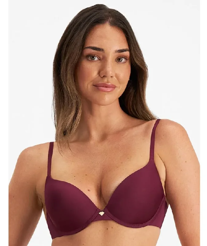 Temple Luxe by Berlei Smooth Level 1 Push Up Bra - Rhubarb