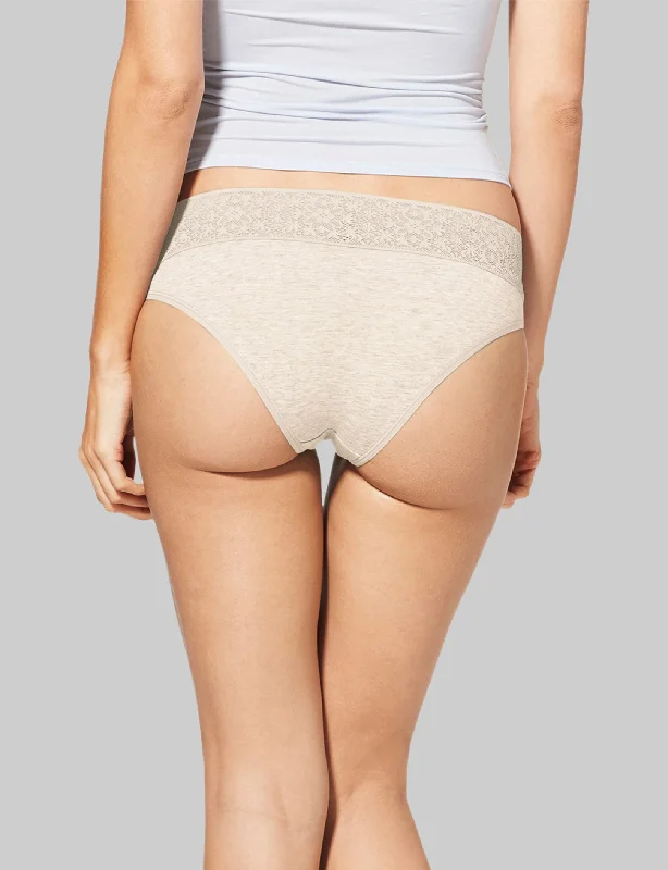 Oatmeal Heather Lace Waist