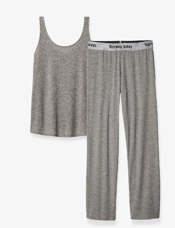 Women's Second Skin Sleep Tank & Pant Set