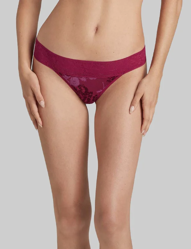 Cabernet Shadow Floral Lace