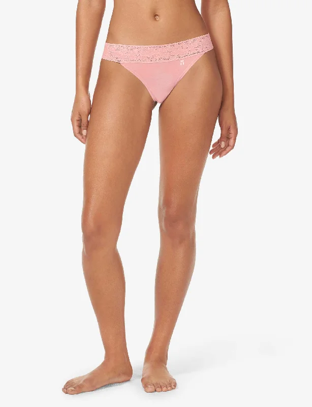 Flamingo Pink Lace Waist