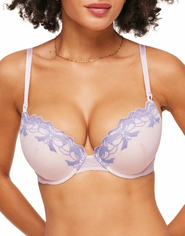 Audrina Women's Push Up Plunge Bra