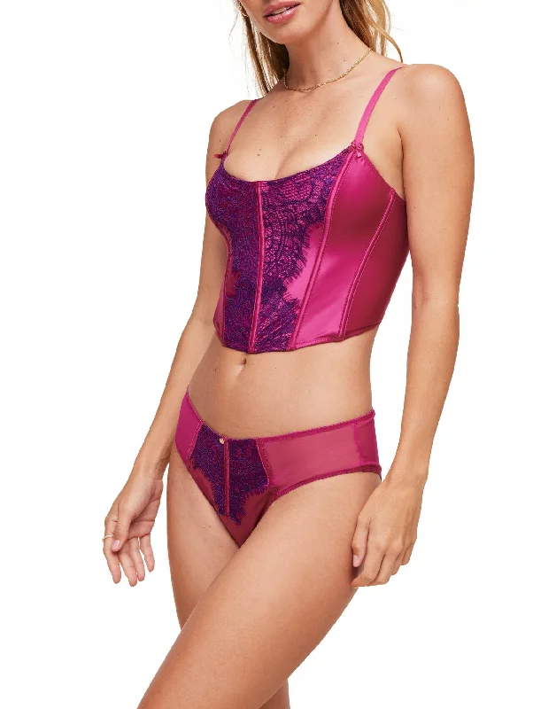 Geneviève Women's Cropped Corset & Panty Set