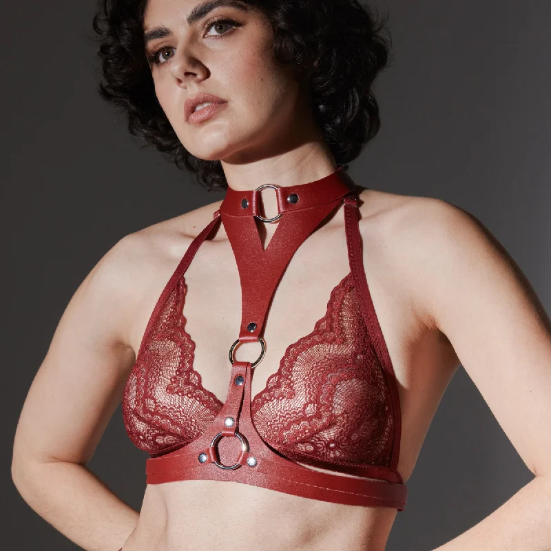 Heroine Harness Bra - Ruby